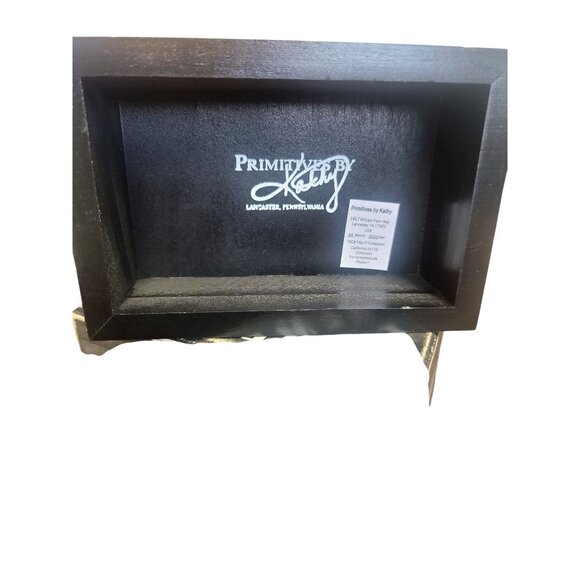 Primitive By Kathy Wooden Box Sign - "Remember There Are No Mistakes Only Lesson - Picture 4 of 4